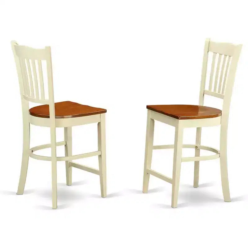Counter Height Stools-Slat Back