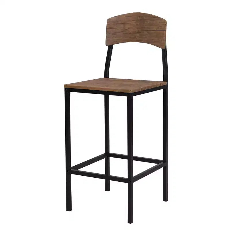 Farmhouse 5-piece Counter Height Drop Leaf Dining Table Set with Dining Chairs