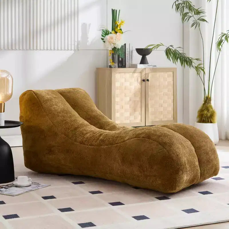 Creative bean bag sofa chair for adults filled with high-quality sponge that is plump and elastic fitting the curves of the human body