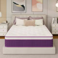 Sailvan Hybrid Mattress 12 inch, Purple Mattress in a Box, Medium Firm Mattress, Pressure Relief, CertiPUR-US